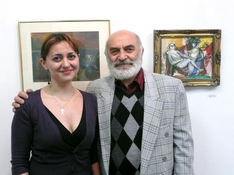 The Artist with his daughter, pianist Kariné Poghosyan